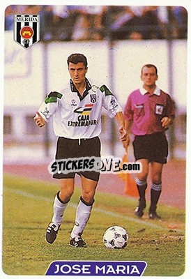 Cromo J. Maria - Las Fichas De La Liga 1995-1996 - Mundicromo