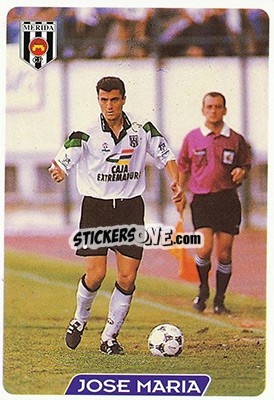 Figurina J. Maria - Las Fichas De La Liga 1995-1996 - Mundicromo