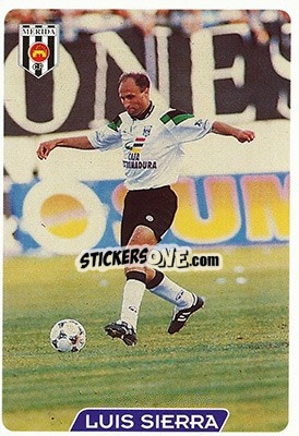 Cromo L. Sierra - Las Fichas De La Liga 1995-1996 - Mundicromo