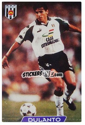 Sticker Dulanto - Las Fichas De La Liga 1995-1996 - Mundicromo