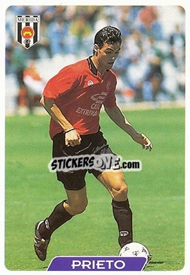 Sticker Prieto - Las Fichas De La Liga 1995-1996 - Mundicromo