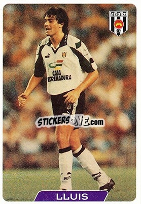 Figurina Lluis - Las Fichas De La Liga 1995-1996 - Mundicromo