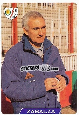 Figurina Zabalza MGR - Las Fichas De La Liga 1995-1996 - Mundicromo