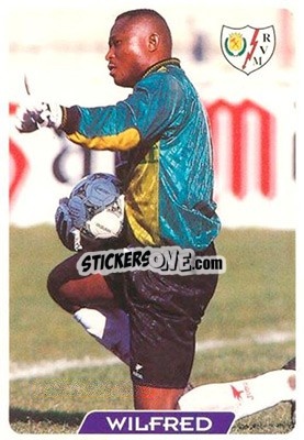 Cromo Wilfred - Las Fichas De La Liga 1995-1996 - Mundicromo