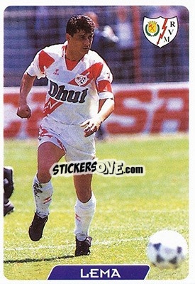 Figurina Lema - Las Fichas De La Liga 1995-1996 - Mundicromo
