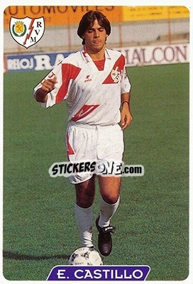 Cromo Castillo - Las Fichas De La Liga 1995-1996 - Mundicromo