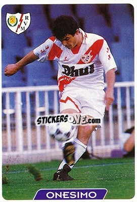 Cromo Onesimo - Las Fichas De La Liga 1995-1996 - Mundicromo