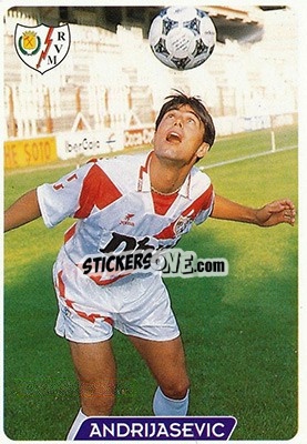 Sticker Andrijasevic - Las Fichas De La Liga 1995-1996 - Mundicromo