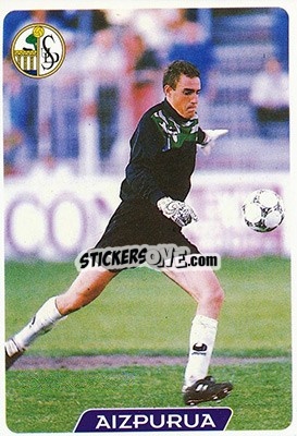 Sticker Aizpurua - Las Fichas De La Liga 1995-1996 - Mundicromo