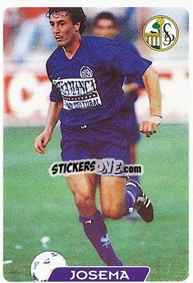 Sticker Josema - Las Fichas De La Liga 1995-1996 - Mundicromo
