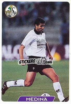 Cromo Nedina - Las Fichas De La Liga 1995-1996 - Mundicromo