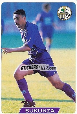 Sticker Sukunza - Las Fichas De La Liga 1995-1996 - Mundicromo