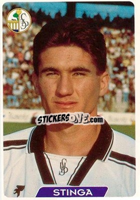 Sticker Stinga - Las Fichas De La Liga 1995-1996 - Mundicromo