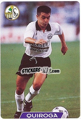 Sticker Quiroga - Las Fichas De La Liga 1995-1996 - Mundicromo