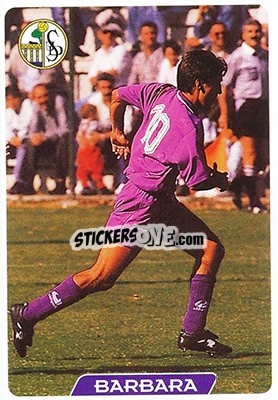 Cromo Barbara - Las Fichas De La Liga 1995-1996 - Mundicromo