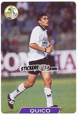 Cromo Quico - Las Fichas De La Liga 1995-1996 - Mundicromo