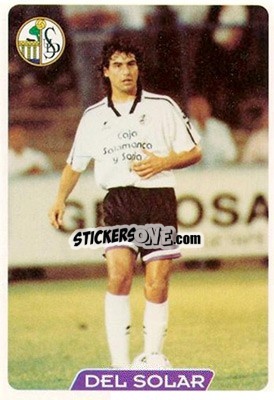 Sticker Del Solar - Las Fichas De La Liga 1995-1996 - Mundicromo