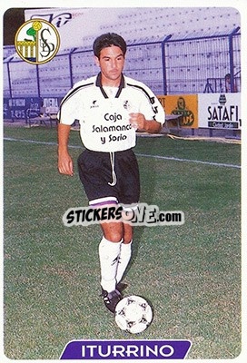 Sticker Iturrino - Las Fichas De La Liga 1995-1996 - Mundicromo