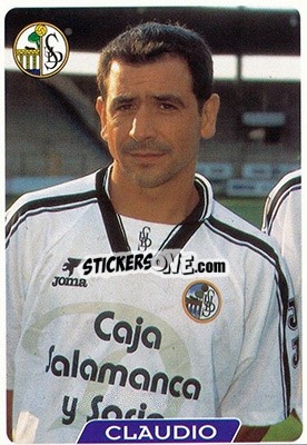 Cromo Claudio - Las Fichas De La Liga 1995-1996 - Mundicromo