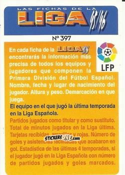 Cromo Indice - Las Fichas De La Liga 1995-1996 n. 397 - Mundicromo