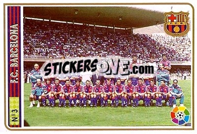 Sticker Team Card - Las Fichas De La Liga 1994-1995 - Mundicromo