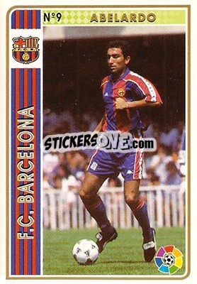 Cromo Abelardo - Las Fichas De La Liga 1994-1995 - Mundicromo