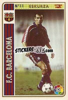 Sticker Eusebio - Las Fichas De La Liga 1994-1995 - Mundicromo