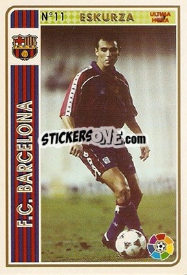 Figurina Eusebio - Las Fichas De La Liga 1994-1995 - Mundicromo