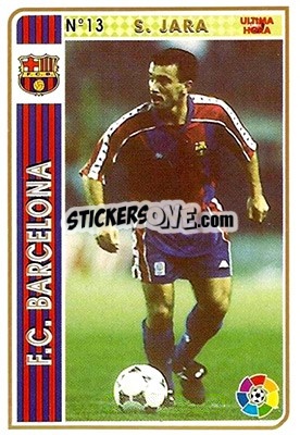 Sticker S. Jara - Las Fichas De La Liga 1994-1995 - Mundicromo