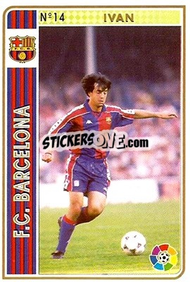 Cromo Ivan - Las Fichas De La Liga 1994-1995 - Mundicromo