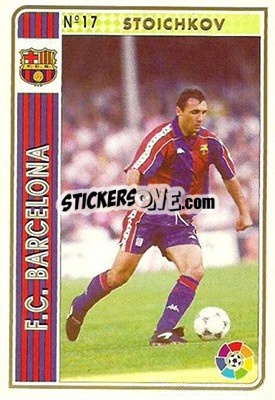 Sticker Stoichkov - Las Fichas De La Liga 1994-1995 - Mundicromo