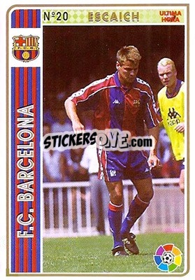 Sticker Escaich - Las Fichas De La Liga 1994-1995 n. 20a - Mundicromo