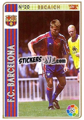 Cromo Escaich - Las Fichas De La Liga 1994-1995 - Mundicromo