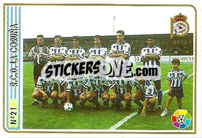 Sticker Team Card - Las Fichas De La Liga 1994-1995 n. 21 - Mundicromo