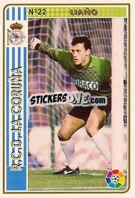 Cromo Liaño - Las Fichas De La Liga 1994-1995 - Mundicromo