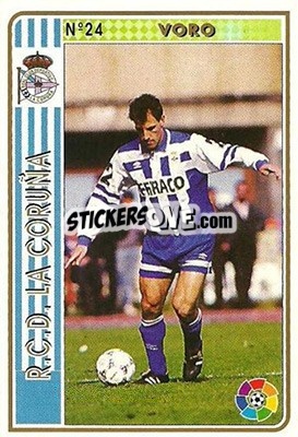 Figurina Voro - Las Fichas De La Liga 1994-1995 - Mundicromo