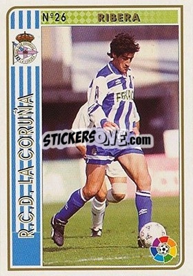 Cromo Ribera - Las Fichas De La Liga 1994-1995 - Mundicromo