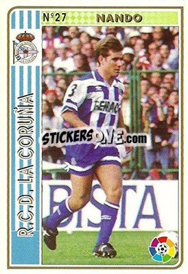 Sticker Nando - Las Fichas De La Liga 1994-1995 - Mundicromo