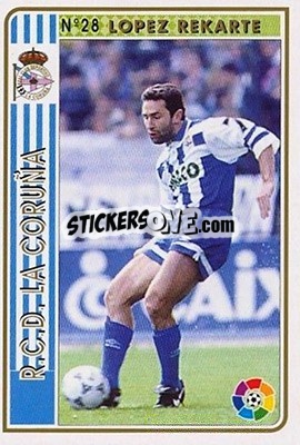 Cromo Lopez Rekarte - Las Fichas De La Liga 1994-1995 - Mundicromo