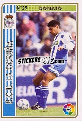 Cromo Donato - Las Fichas De La Liga 1994-1995 - Mundicromo