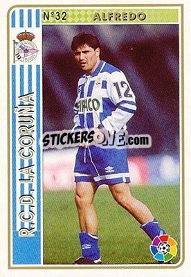 Figurina Alfredo - Las Fichas De La Liga 1994-1995 - Mundicromo