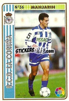 Sticker Manjarin - Las Fichas De La Liga 1994-1995 - Mundicromo