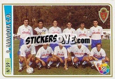 Sticker Team Card - Las Fichas De La Liga 1994-1995 - Mundicromo