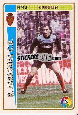 Sticker Cedrun - Las Fichas De La Liga 1994-1995 - Mundicromo