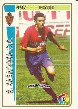 Sticker Poyet - Las Fichas De La Liga 1994-1995 n. 47 - Mundicromo