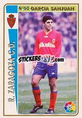 Sticker Garcia Sanjuan - Las Fichas De La Liga 1994-1995 n. 50 - Mundicromo