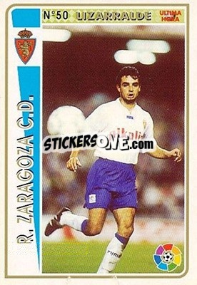 Sticker Lizarralde - Las Fichas De La Liga 1994-1995 n. 50a - Mundicromo
