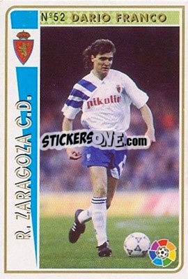 Sticker Dario Franco - Las Fichas De La Liga 1994-1995 n. 52 - Mundicromo