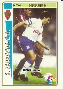 Sticker Higuera - Las Fichas De La Liga 1994-1995 n. 54 - Mundicromo