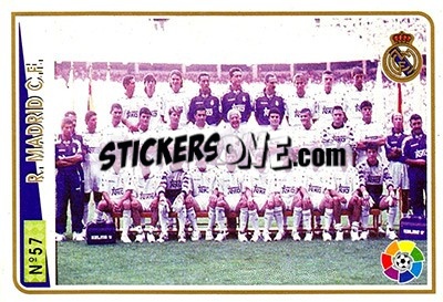 Sticker Team Card - Las Fichas De La Liga 1994-1995 n. 57 - Mundicromo
